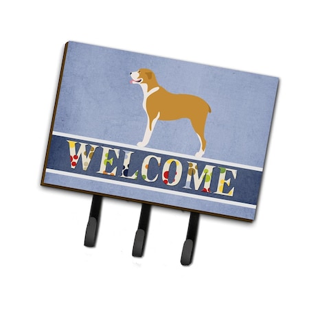 Carolines Treasures Belgium Mastiff Welcome Leash or Key Holder BB8327TH68